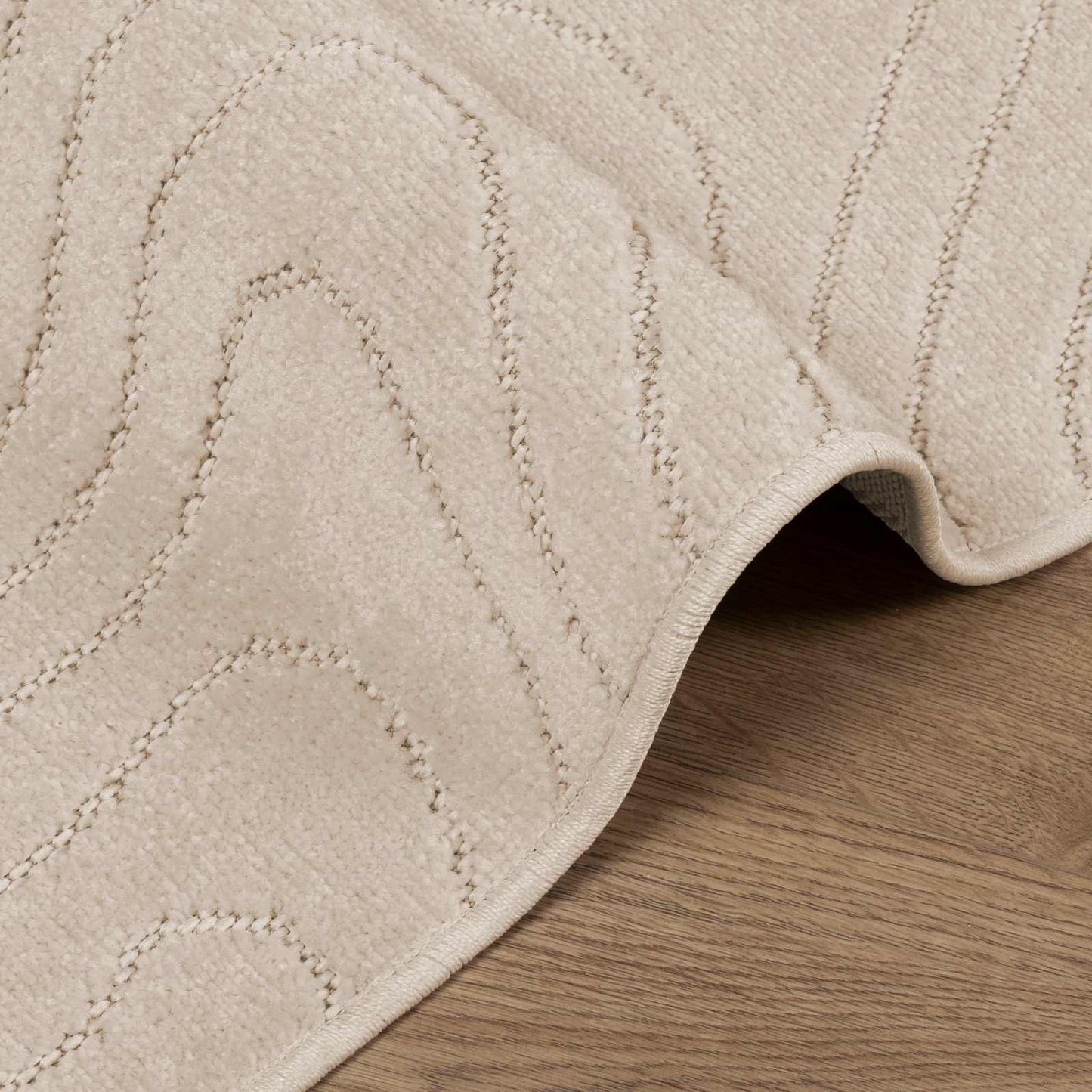 Vloerkleden Rechthoekig Palmeras Polyester Beige