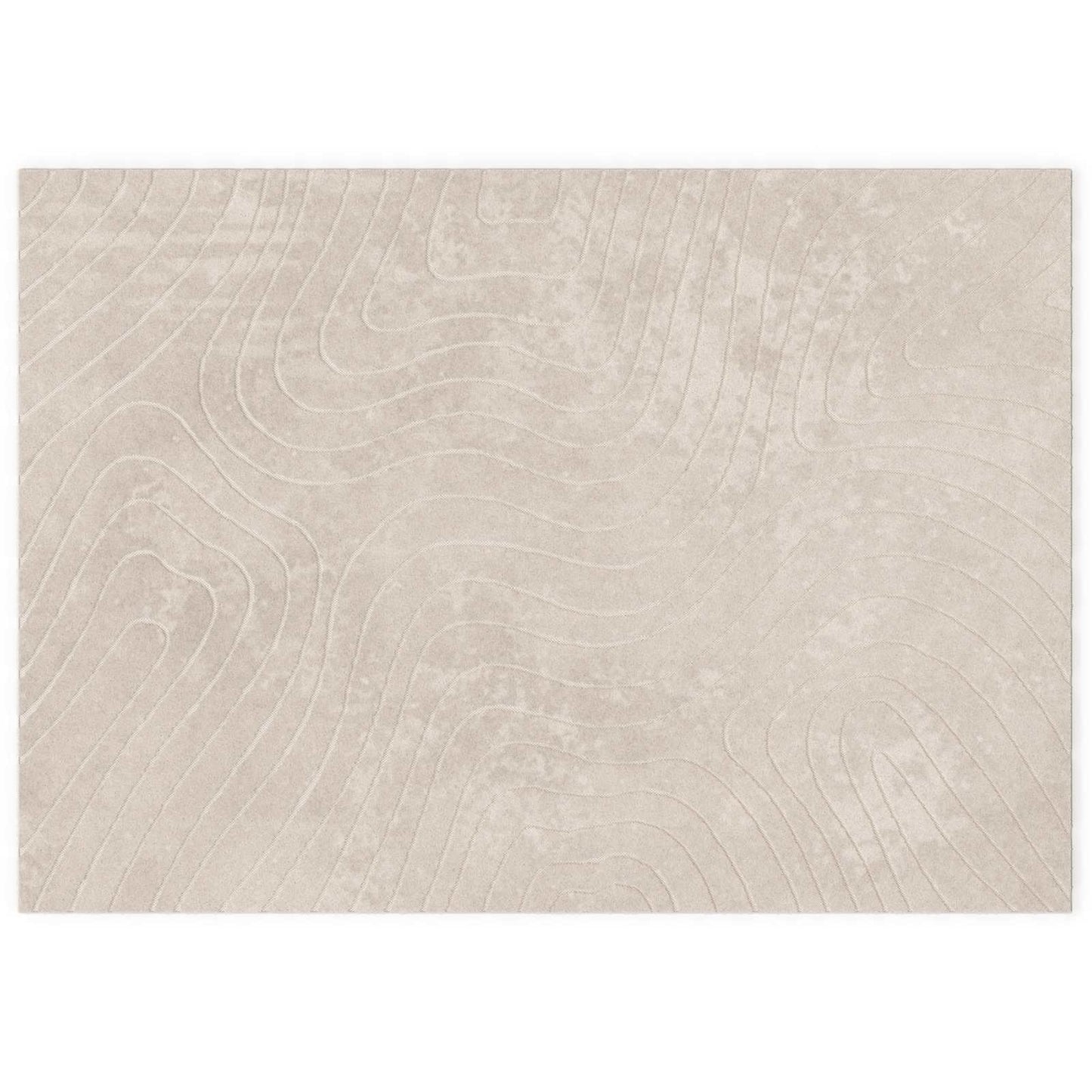 Vloerkleden Rechthoekig Palmeras Polyester Beige