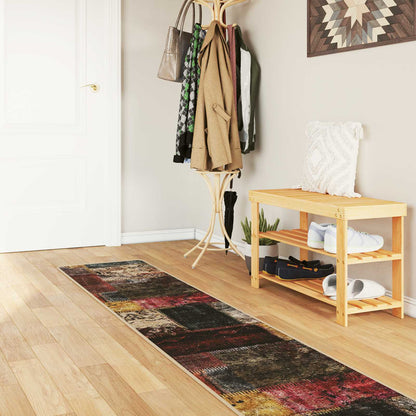 Vloerkleedloper Marsa Multikleur Polyester En Pvc Patchwork