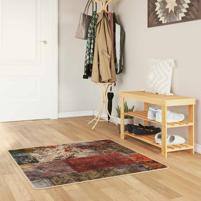 Vloerkleedloper Marsa Multikleur Polyester En Pvc Patchwork