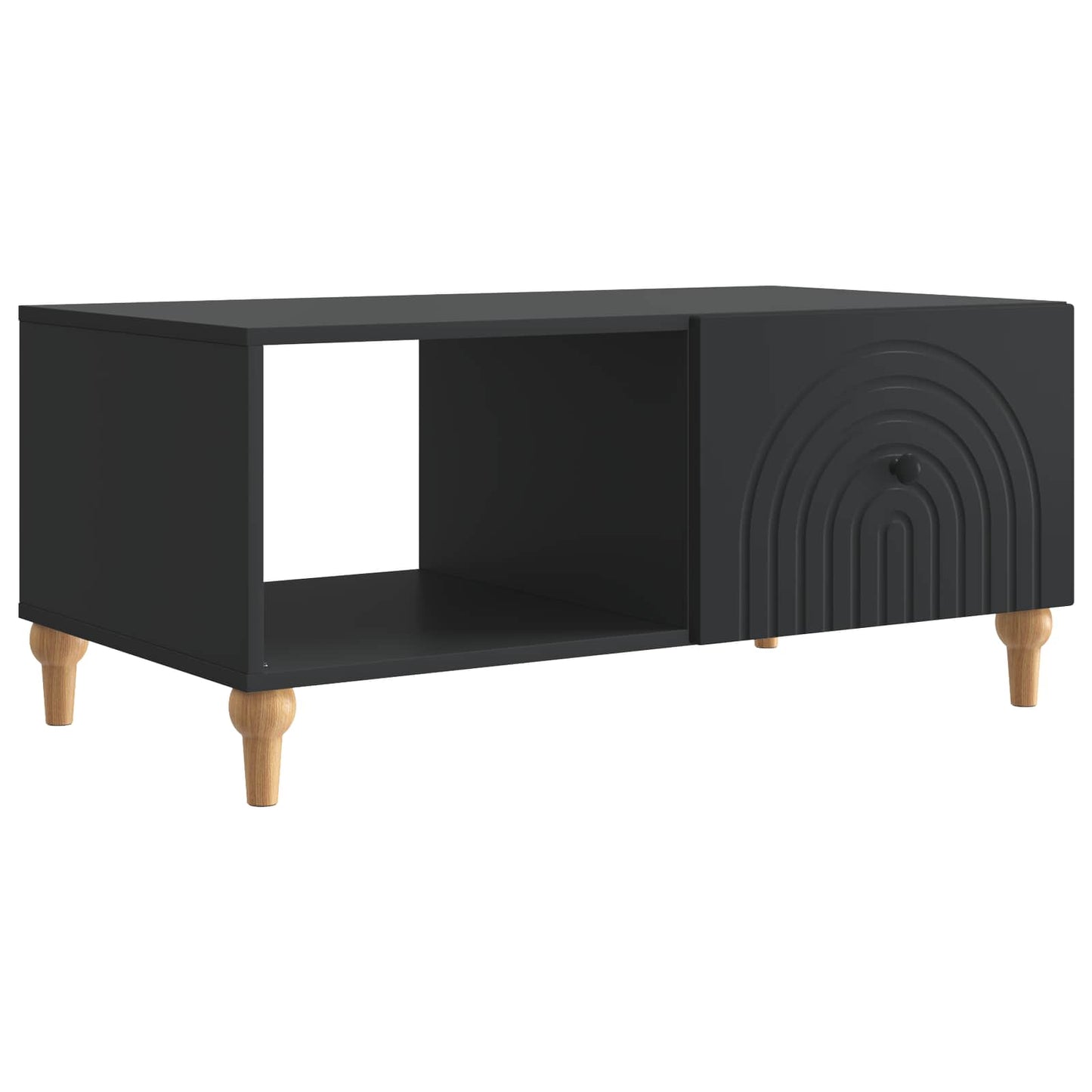 Salontafel 90 X 50 X 40 Cm Bewerkt Hout