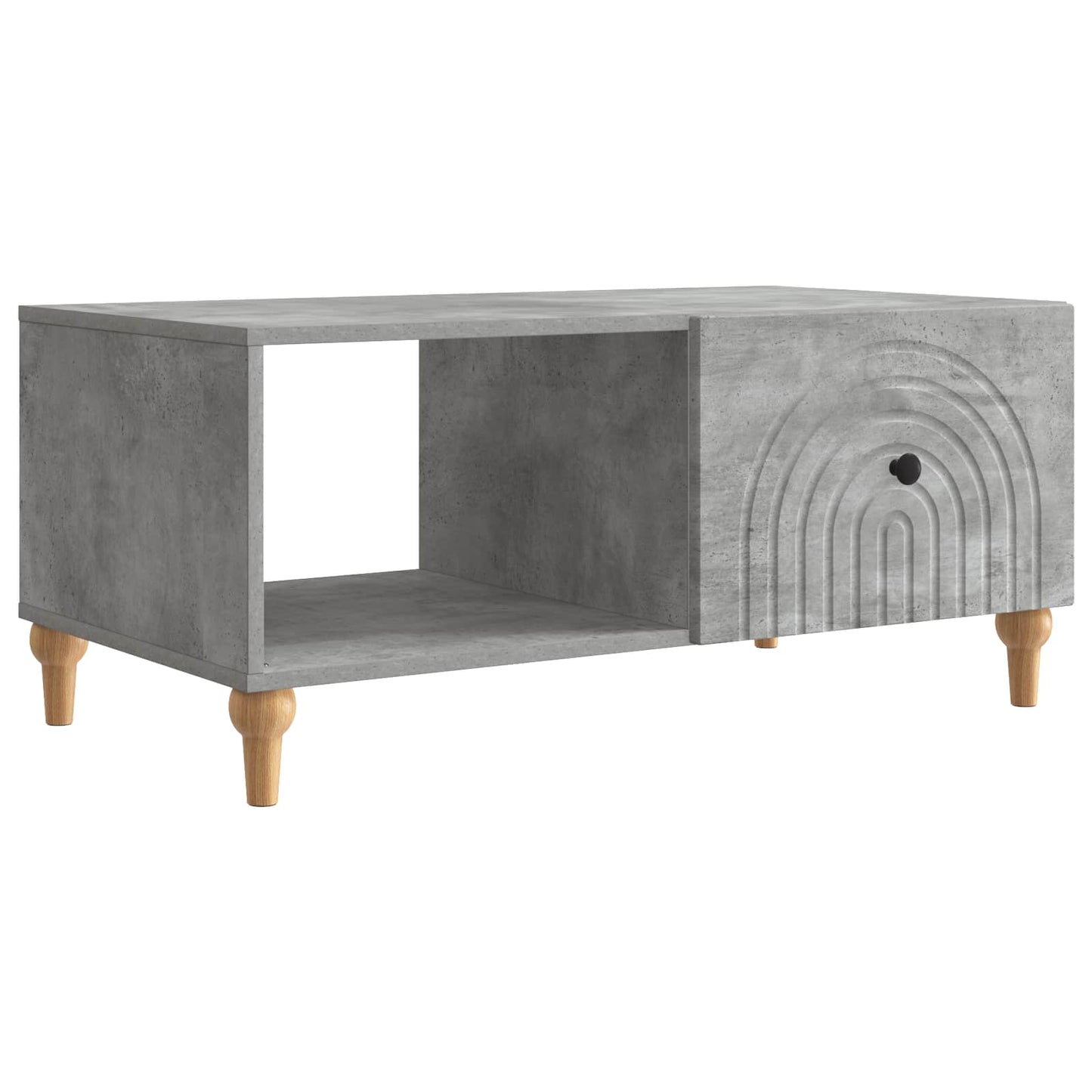 Salontafel 90 X 50 X 40 Cm Bewerkt Hout