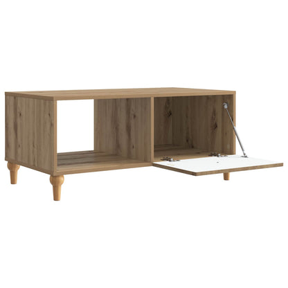 Salontafel 90 X 50 X 40 Cm Bewerkt Hout