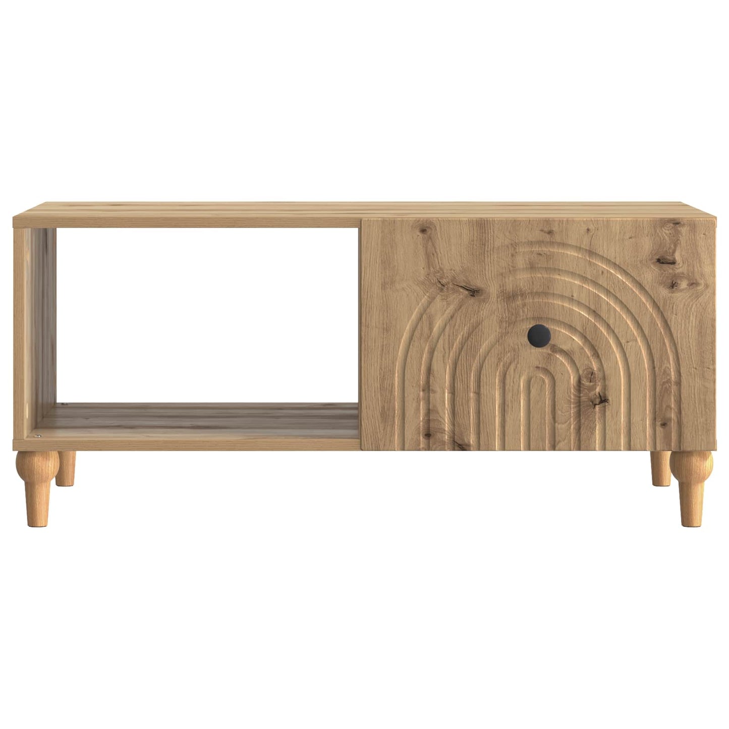 Salontafel 90 X 50 X 40 Cm Bewerkt Hout