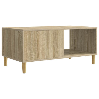 Salontafel 90 X 50 X 40 Cm Bewerkt Hout