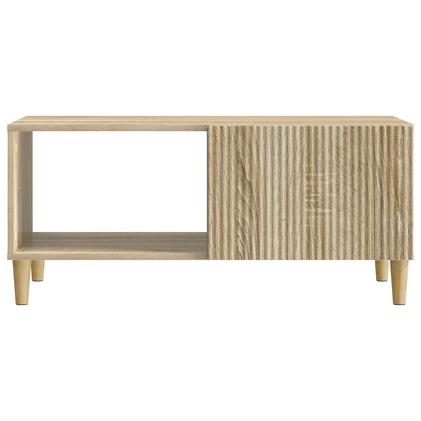 Salontafel 90 X 50 X 40 Cm Bewerkt Hout