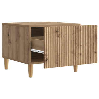 Salontafel 49 X 50 X 40 Cm Bewerkt Hout