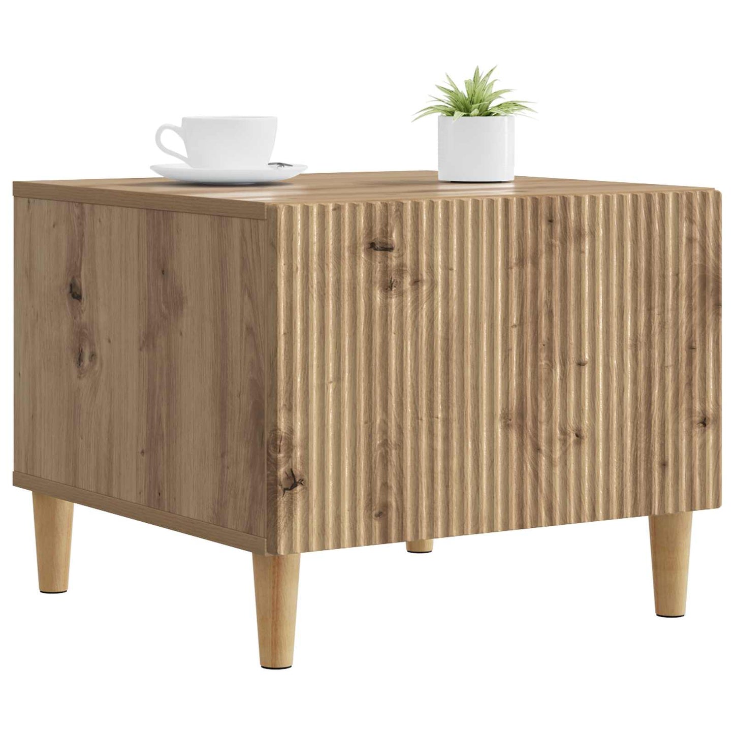 Salontafel 49 X 50 X 40 Cm Bewerkt Hout