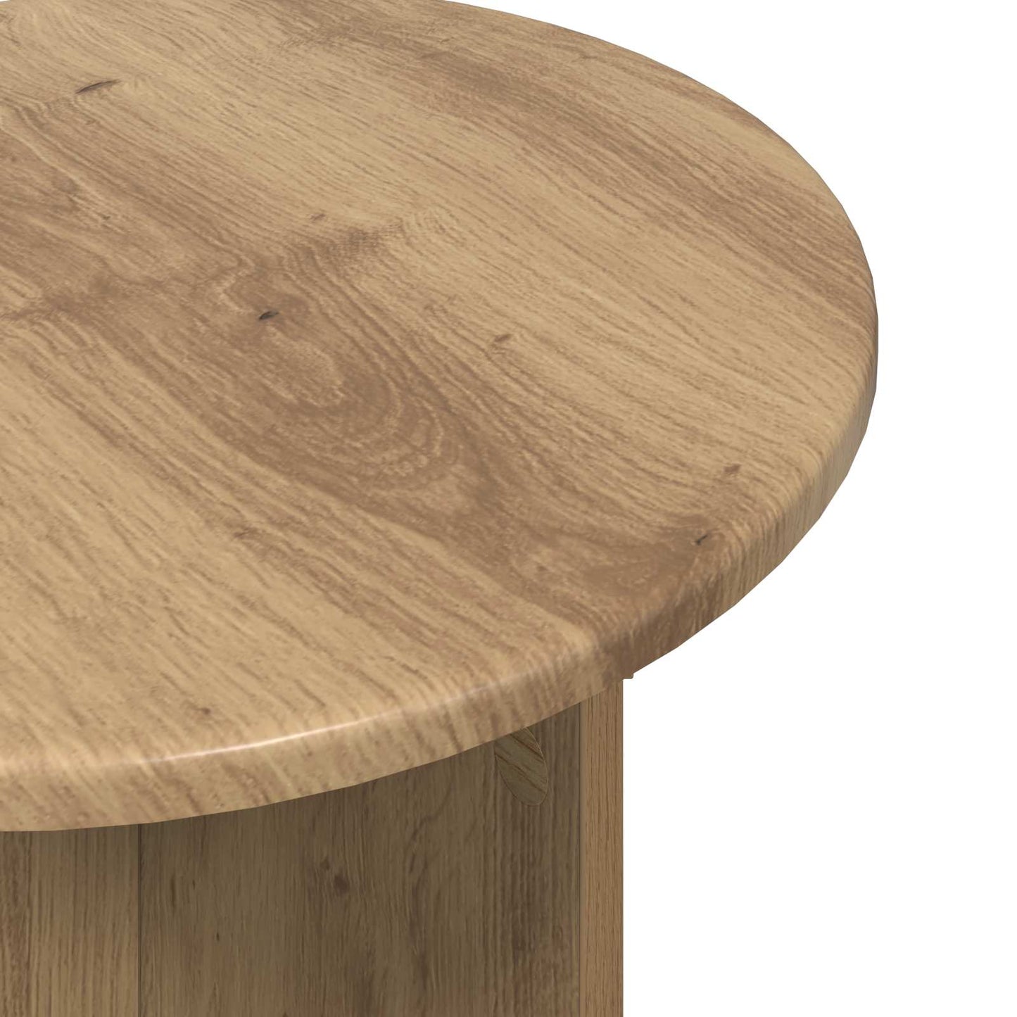 Bijzettafelset Met Opslag 2 Pcs Bewerkt Hout