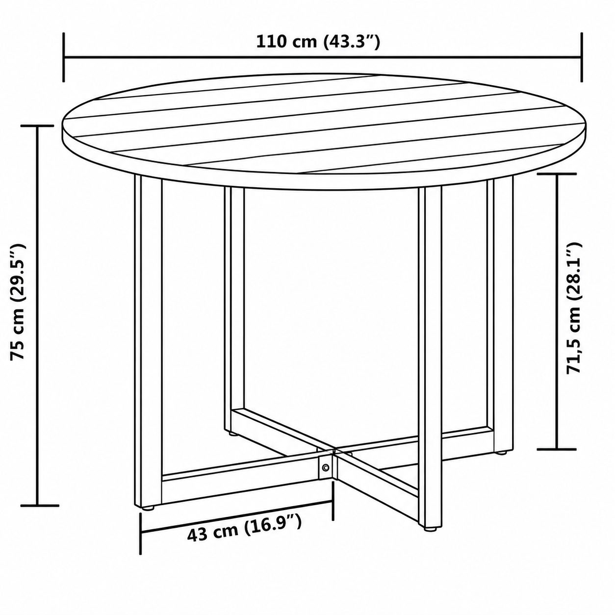 Edel Mango - Eetkamertafel - Sanoma