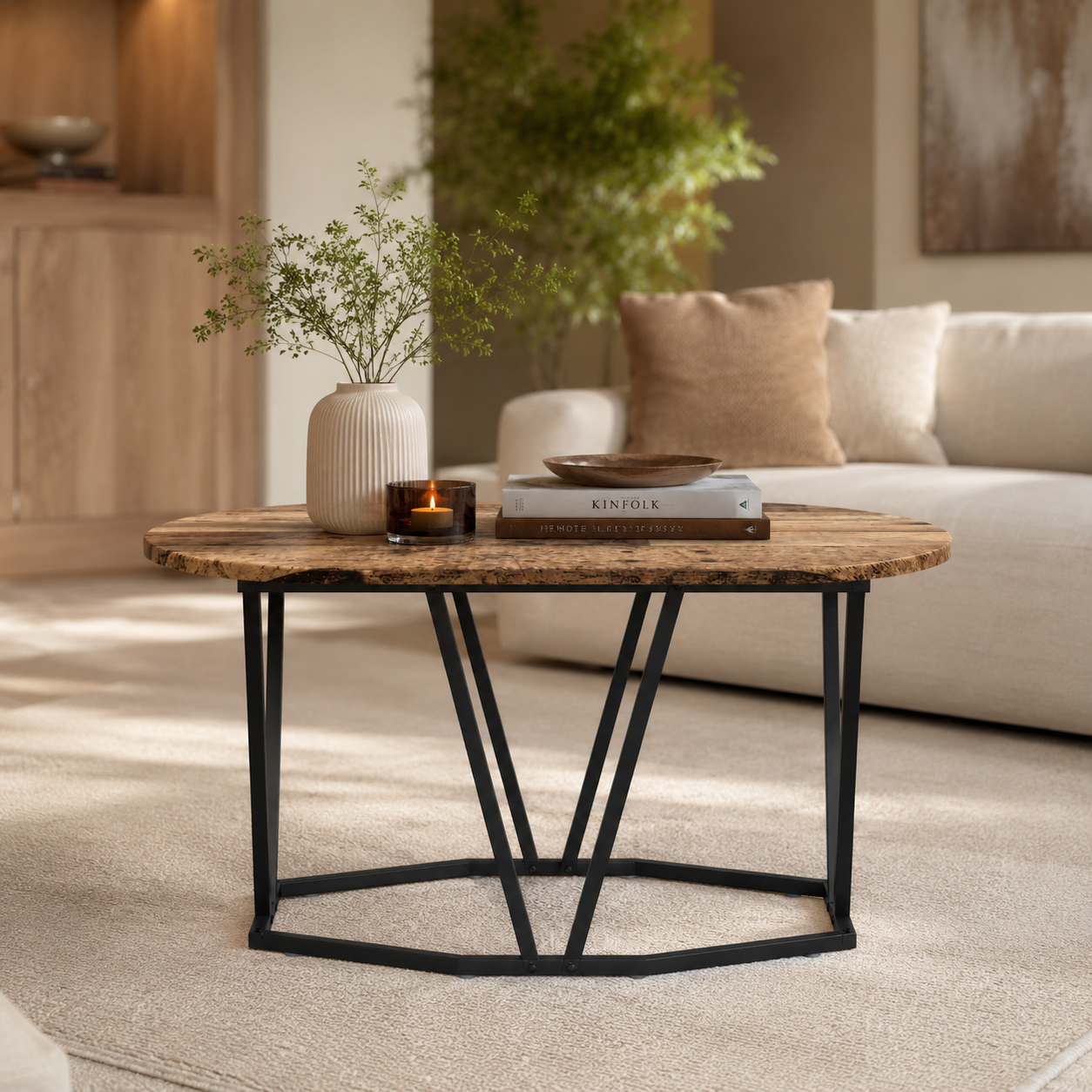 Earth Oak- Salontafel - Rome