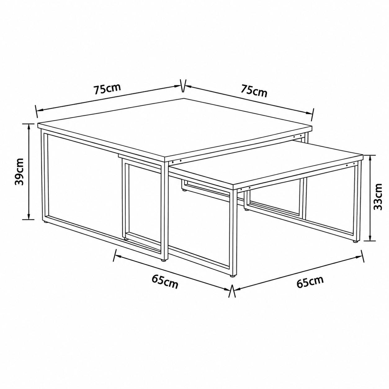 Shadow Oak - Salontafel - Copenhagen