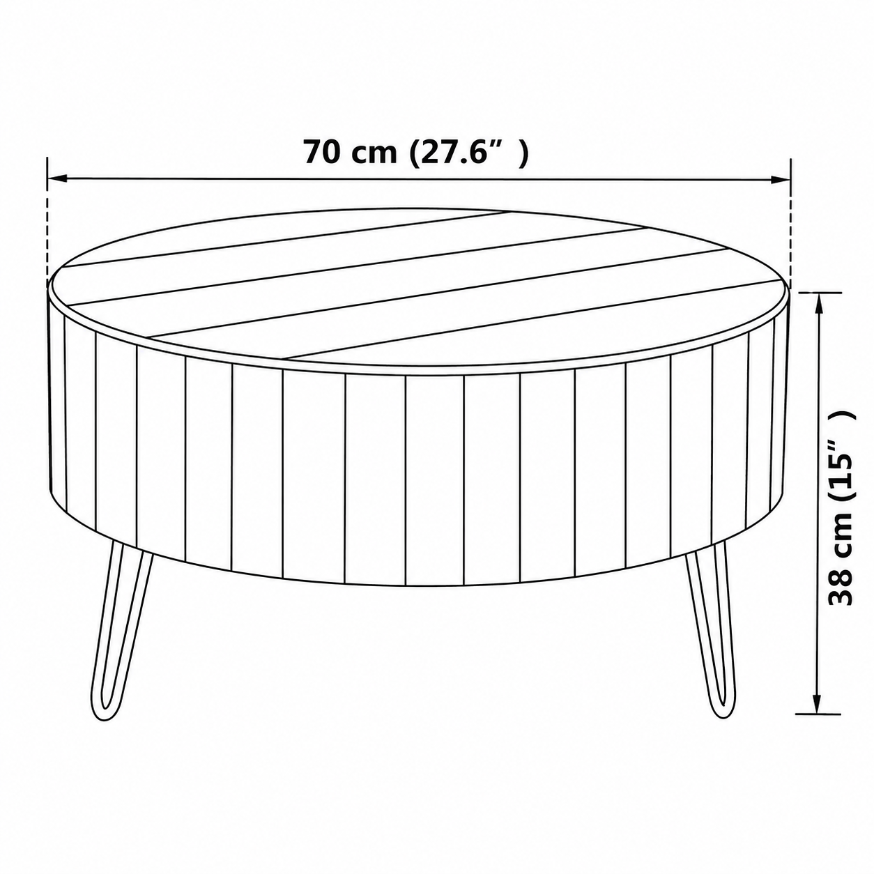Heritage Wood - Salontafel - Cairo