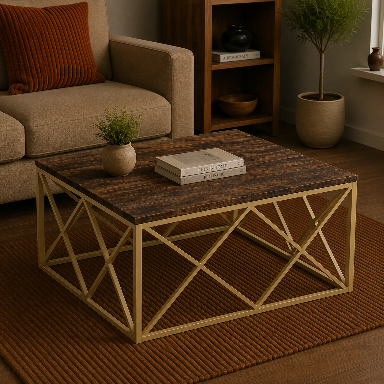 Golden Earth - Salontafel North America
