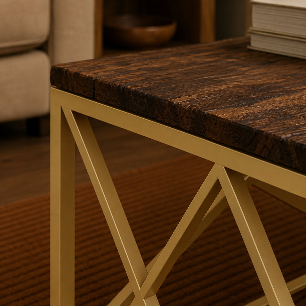 Golden Earth - Salontafel North America