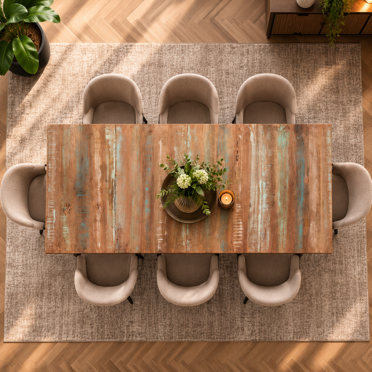 Recircle Living - Eetkamertafel - Antartica