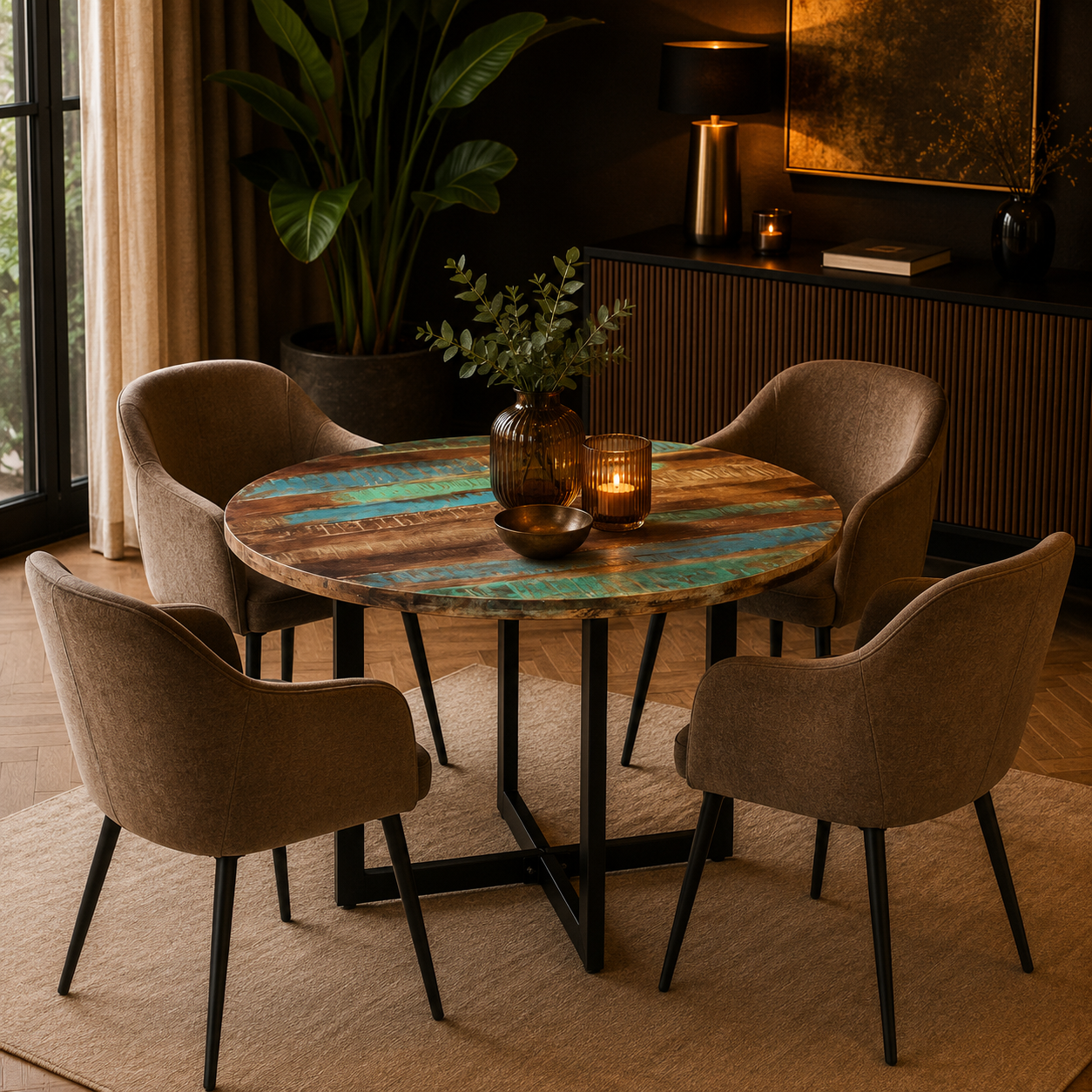 ReCircle Living - Eetkamertafel - Sahara