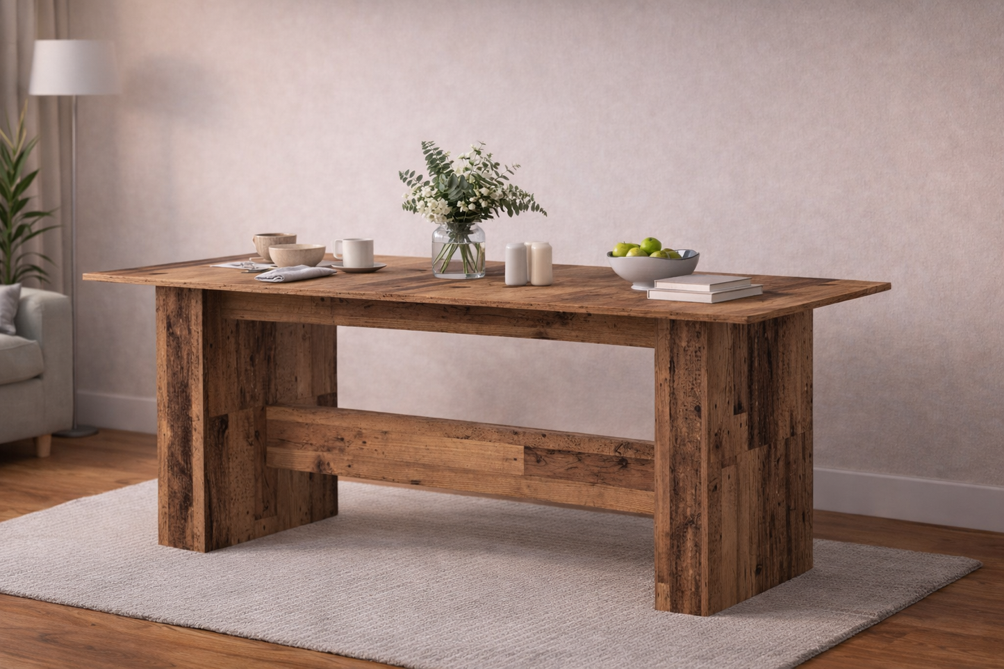Earth Oak - Eetkamertafel - Sahara