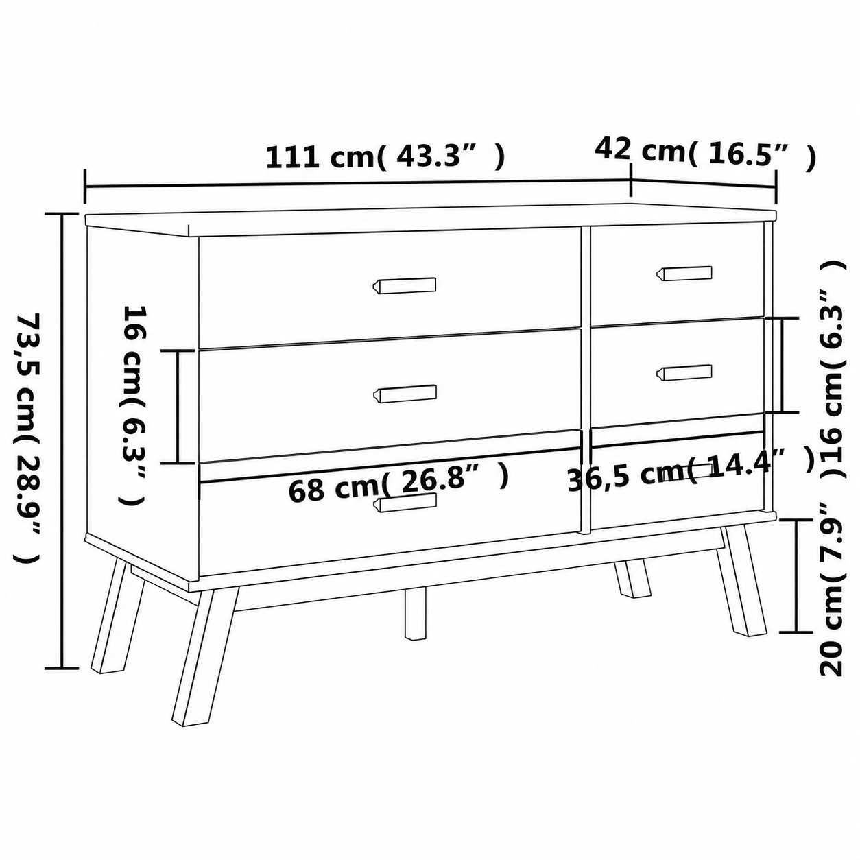Japandi - Dressoir - Nora