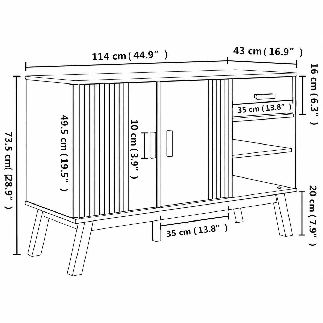 Japandi - Dressoir - Eva