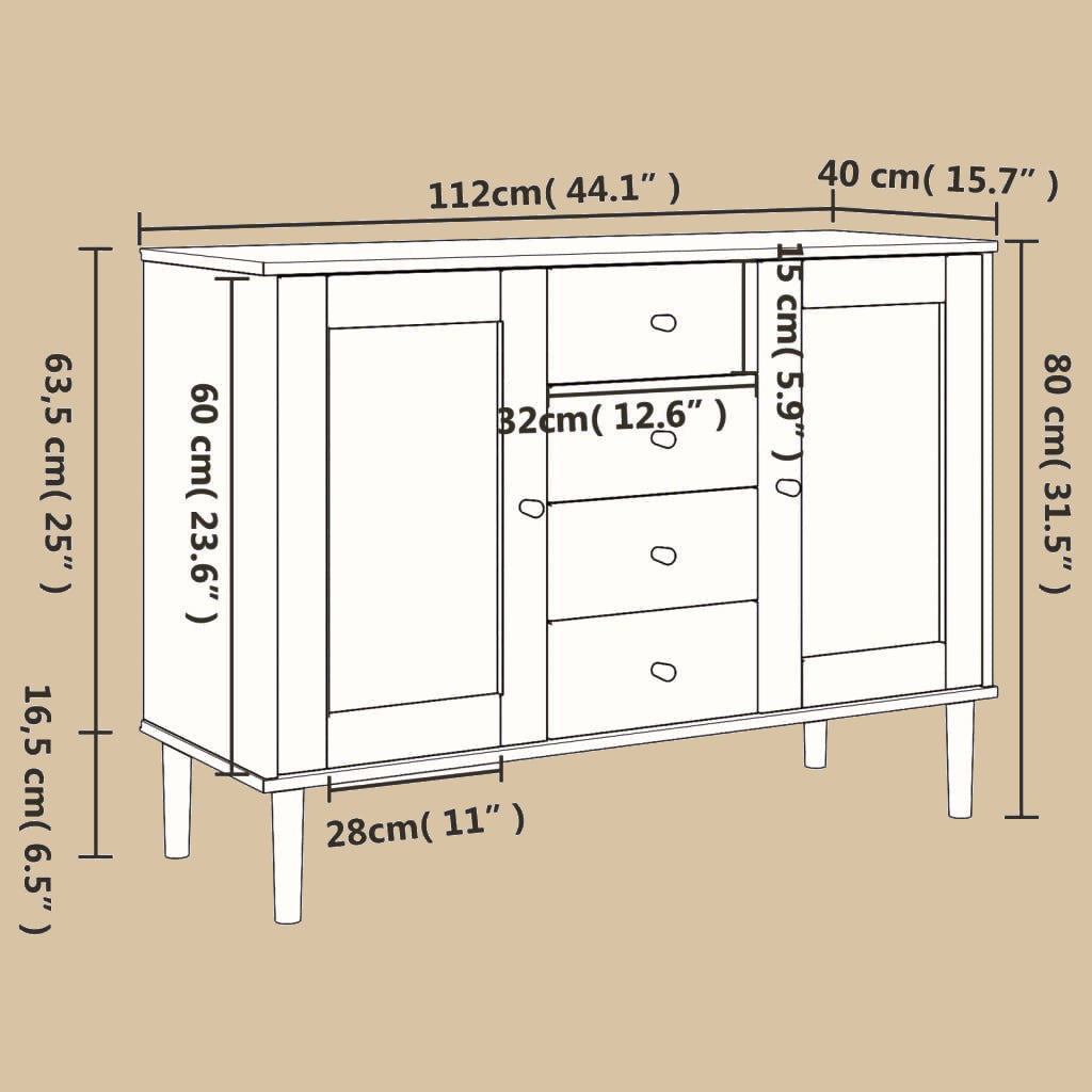 Japandi - Dressoir - Livia