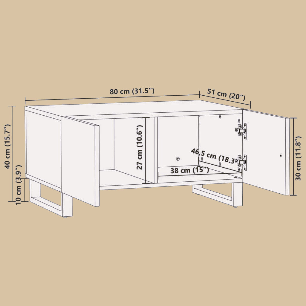 Linea Fusion Mango - Salontafel - Munich