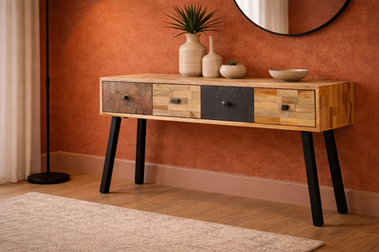 Milieuvriendelijke interieur collectie ReCircle Living met hout  en zachte vormen