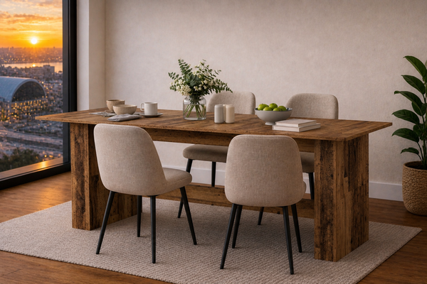 Earth Oak - Eetkamertafel - Sahara