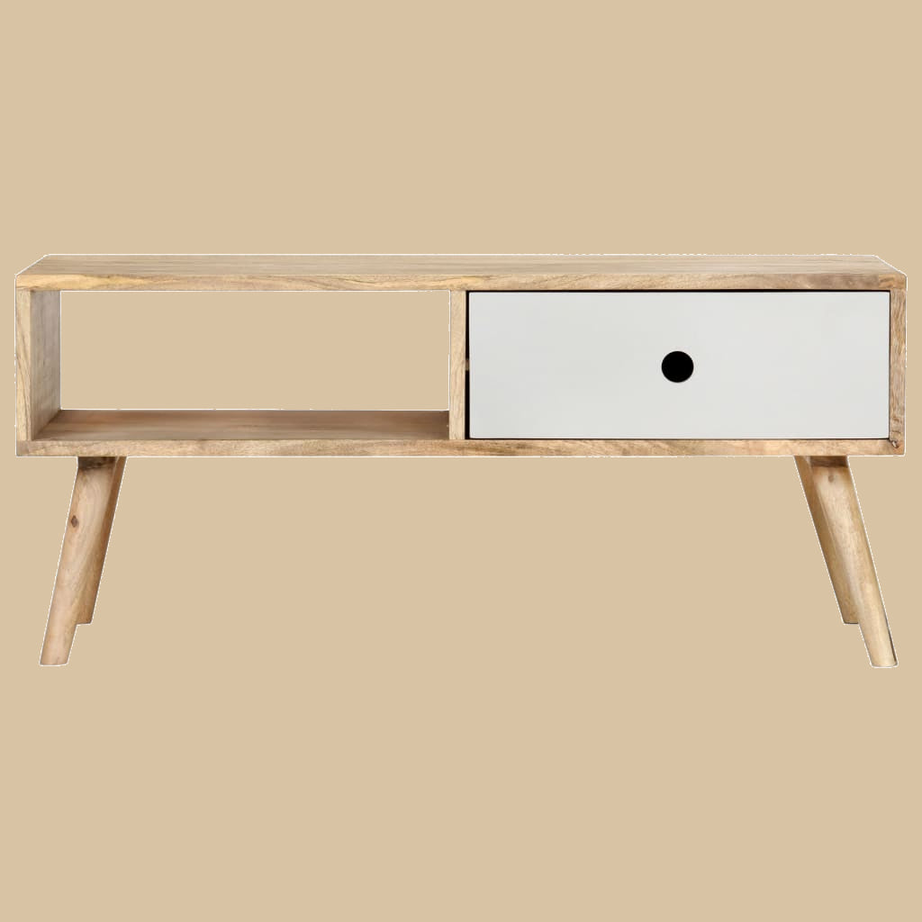 Salontafel 90X50X40 Cm Massief Mangohout