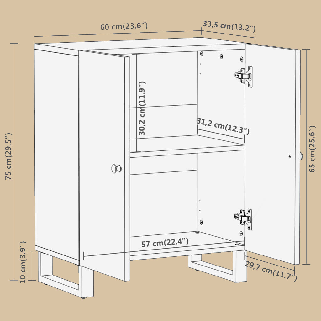 Tropical Mango - Dressoir - Alpine