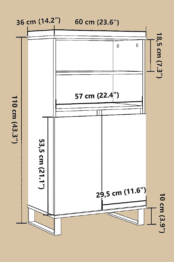 Maison Oak - Kast - Denali