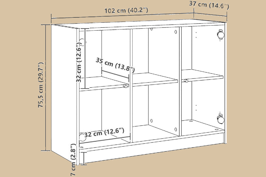 Maison Oak - Kast - Everest