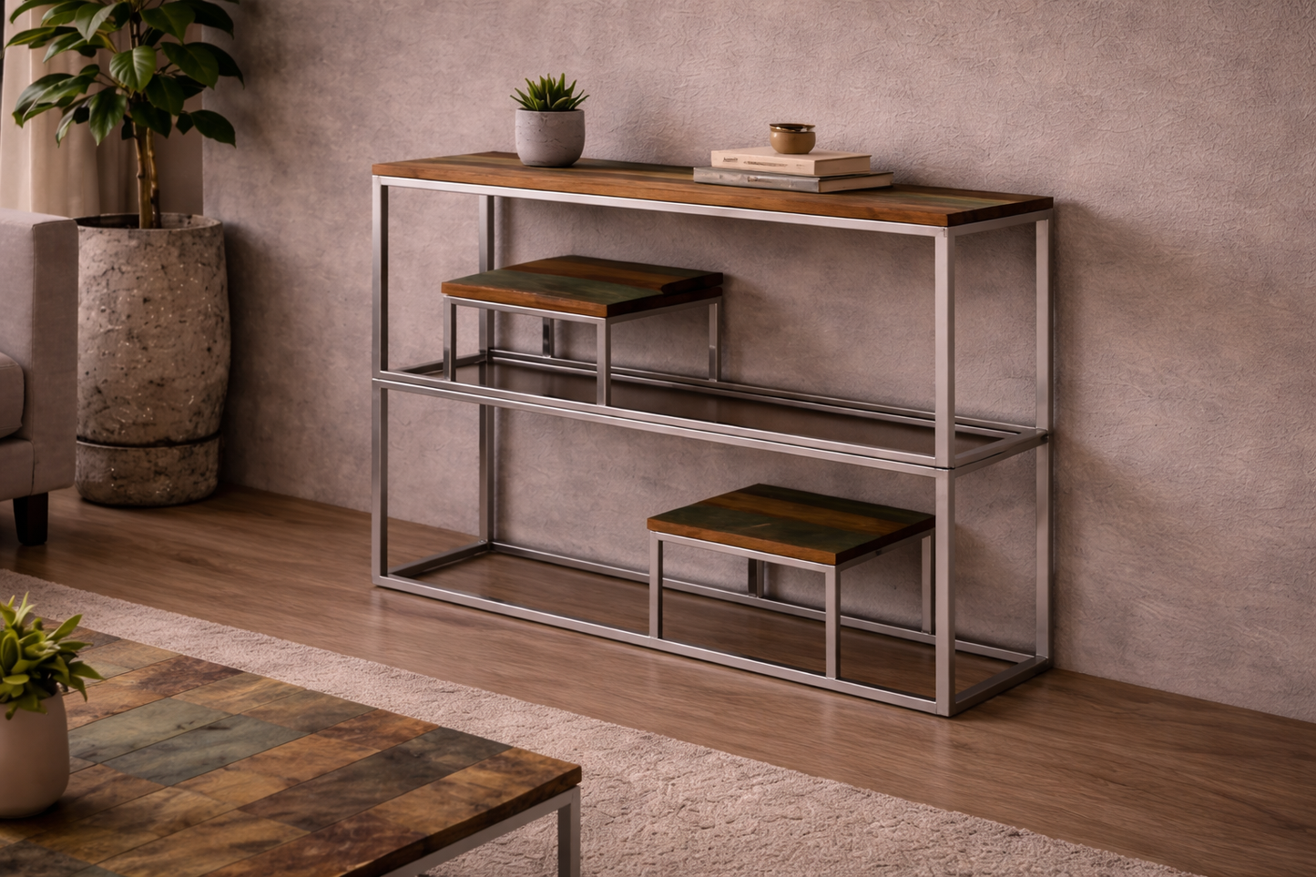 ReCircle Living Wandmeubel bundel in aardse kleuren en minimalistische stijl